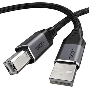 티엑스온 USB 2.0 A B타입 프린터 케이블, 1.5m, 1개