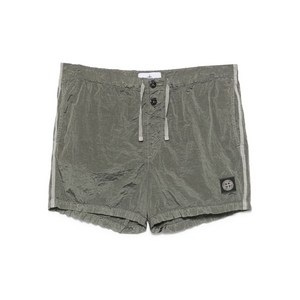 스톤 아일랜드 컴퍼스 배지 쇼츠