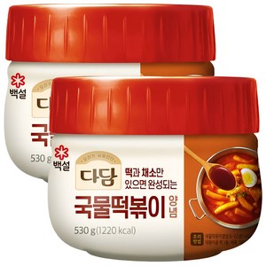 다담 국물떡볶이양념 530g, 2개