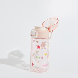 MOZ 스웨덴 원터치 트라이탄 키즈 보틀 물병, 480ml, 헤이즐핑크, 1개