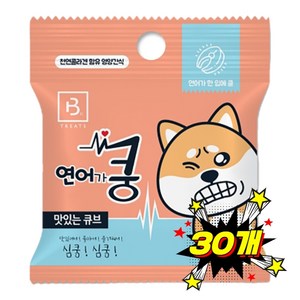 브리더랩 한입에 쿵 20g 강아지 간식, 30개