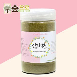 숲으로허브 천연곡물팩 삼백초가루 통 70g, 1개, 1개입