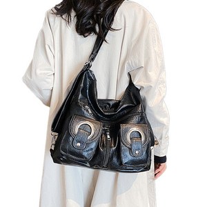 도오빠 라크린 여성 가죽 숄더백 백팩 투웨이 행드백 블랙 크로스백 대용량 멀티 포켓 여자숄더백 가방