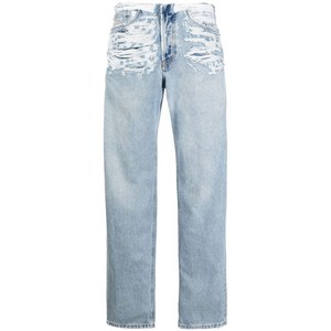 디젤 디젤 미드라이즈 디스트레스드 디테일 진, 블루계열, Denim size 24(KR 61-62)