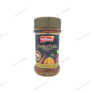Crushed Mixed Pickle NATIONAL Pakistan 크러시드 혼합 피클 내셔널 파키스탄, 1개, 750g