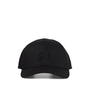 C.P.컴퍼니 로고 자수 베이스볼 캡 모자
