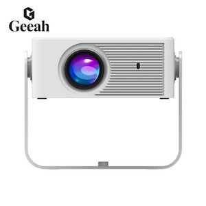 Geeah 빔프로젝터 미니 초고화질 가정용 영화관 입력 지원 WiFi6 블루투스5.0 한글 인터페이스