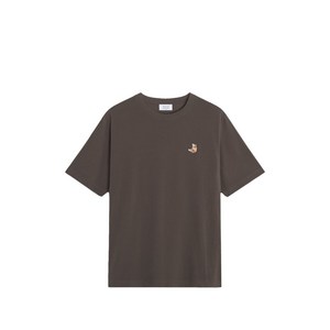 메종키츠네 자수 티셔츠, 브라운계열, Standard L(KR 105)
