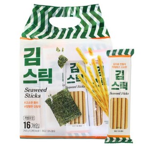 키즈웰 김스틱 과자 256g 10개 BOX 대용량