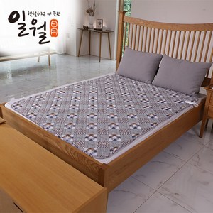 [업그레이드 신제품] 2025년형 일월 스타일리쉬 카본매트 전기매트 전기장판 싱글 더블, 싱글사이즈