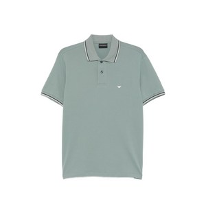 엠포리오아르마니 팁 코튼 폴로 셔츠, 그린계열, Italy 54(KR 110)