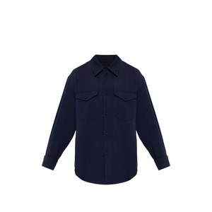 겐조 버튼 플랩 포켓 셔츠, 블루계열, France 34