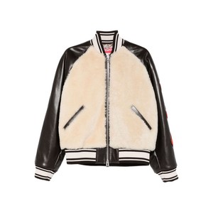 겐조 X 푸투라 2000 시어링 봄버 재킷, 베이지계열+브라운계열, Standard XL(KR 110)