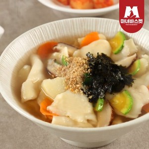 [마녀바스켓] 군산 엄마손 수제비 10인분(생면10팩+소스 동봉), 160g, 10개