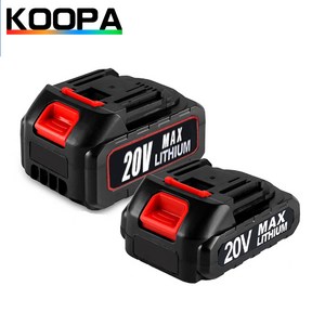 KOOPA TOOL 20V 충전식 배터리 3ah 1.5ah 전기 톱 렌치 드릴 앵글 그라인더 전동 공구 배터리 용 리튬 이온 배터리, 배터리 모델 번호: 10노트, 1개