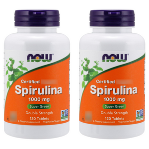나우푸드 스피루리나 1000mg 타블렛, 120정, 2개