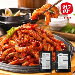 [당일출고] 머그바 왕통통 낙지볶음 350g x1 + 왕탱글 쭈꾸미볶음 350g x1, 1개, 700g