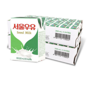 서울우유 멸균우유200mlx24팩(유통기한5월01일), 200ml, 48개