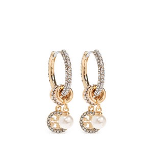 토리 버치 아이콘 파베 참 이어링