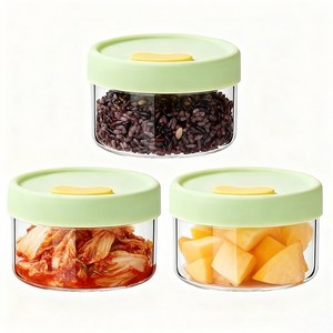 Oyoson 촉촉한 햇밥용기 원형 380ml 가스레인지 반찬통