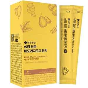 목이 너무 힘들고 불편할때 효과빠른 국내산 100% 배도라지즙 바른농장 유산균7종 함유, 300g, 1박스