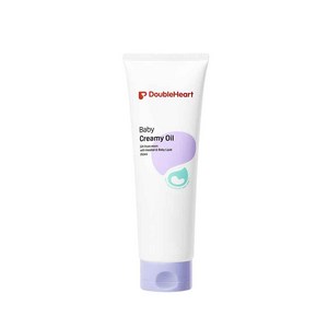 더블하트 대용량 베이비 크리미 오일 무향, 250ml, 1개