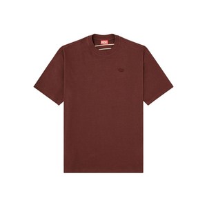 디젤 로고 자수 티셔츠, 브라운계열, Standard XL(KR 110)