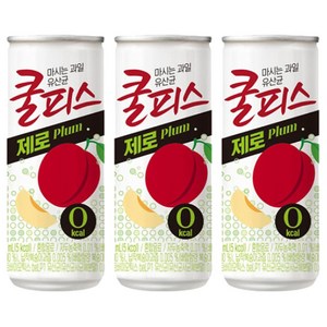 동원 쿨피스 제로 자두 230ml x 60캔 (30캔 2박스), 60개