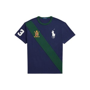 폴로랄프로렌 스트라이프 디테일 티셔츠