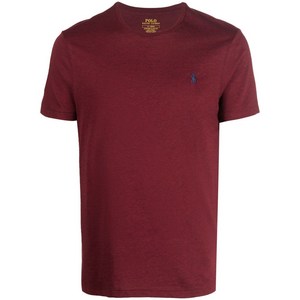폴로랄프로렌 크루넥 자수 티셔츠, 레드계열, Standard S(KR 95)