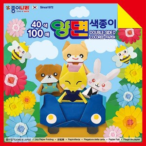 종이나라 양면색종이 대형 30cm 100p, 1개