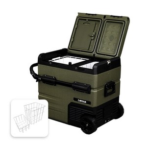 [듀얼도어] 카투어 캠핑 정품 캠핑 차량용 냉장고 블루투스 이동식 낚시 화물
