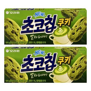 오리온 초코칩쿠키 말차라떼맛