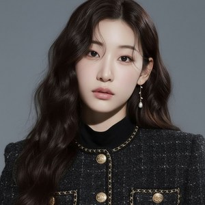 플로라 리프 진주 드롭 귀걸이