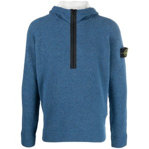 스톤 아일랜드 로고 패치 후디