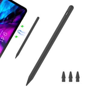 JAMJAKE 아이패드 호환 스타일러스 펜슬 스마트 터치펜 초미세 펜촉 2가지 충전 방식 자석 충전 + USB-C 충전 P10