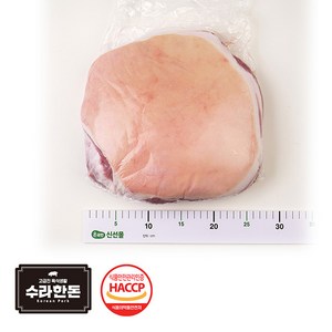 수라한돈 미박뒷다리살 후지 국산 냉장 1box(16kg내외), 1개
