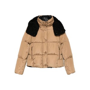 몽클레르 페이크 퍼 칼라 집업 코트, 베이지계열, Numeric 0(KR 44)