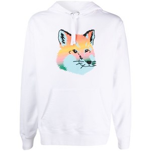 메종키츠네 폭스 프린트 후디, 화이트계열, Standard S(KR 95)