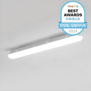 삼성칩 일자등 LED30W 천장등, 화이트