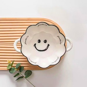 Tiger Pavilion 세라믹 원형 양수 대접