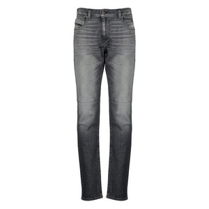 디젤 디스트럭트 로고 패치 5 포켓 진, 그레이계열, Width/length (in) 36/34