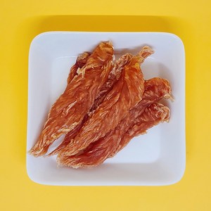 또멍냥 100% 순수 닭고기 강아지 수제간식 대용량 닭안심, 1개, 350g, 국내닭안심