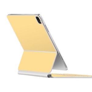 알럽스킨 아이패드 프로 6세대 5세대 4세대 3세대 호환 12.9인치 매직키보드 스킨 보호필름, 옐로우