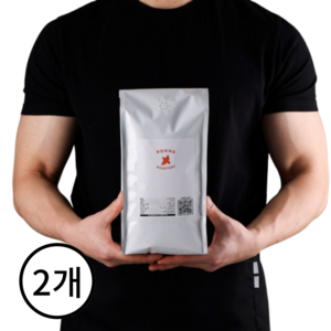 우연하게도 원두 고소한 너티초코 블렌드 원두 커피, 홀빈(분쇄안함), 1kg, 2개