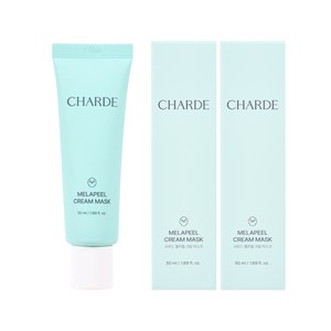 [Gift 실리콘 브러쉬 1개] 샤르드 멜라케어 필크림 마스크, 1개입, 2개