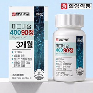 일양약품 마그네슘 400 영양제, 90정, 1개