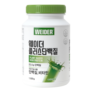 웨이더 플러스 단백질 1020g 프로틴 쉐이크 단백질 보충제, 1.02kg, 1개