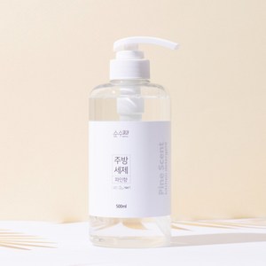 순수일상 주방세제 500ml 2개입 파인향 1종 과일세척, 2개