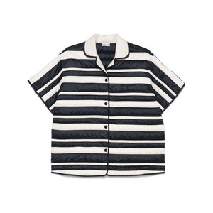몽클레르 패딩 셔츠, 화이트계열+블루계열, Italy 46(KR 77)